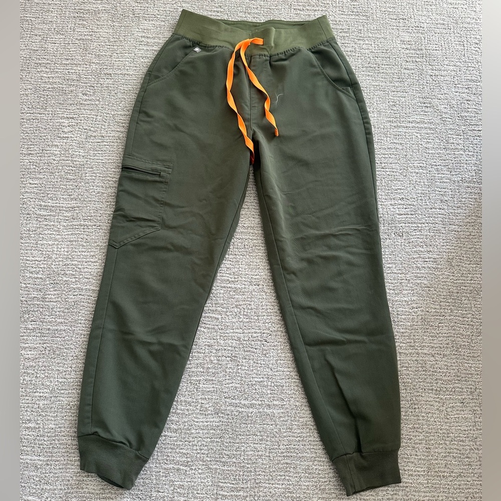Moss High Waisted Zamora Jogger Figs Scrubs